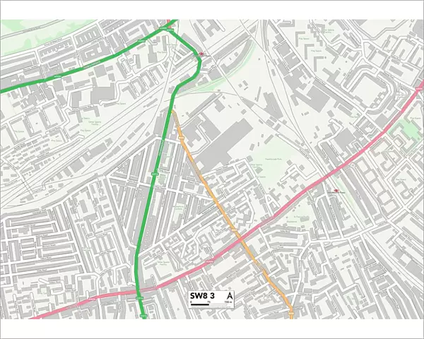 Lambeth SW8 3 Map