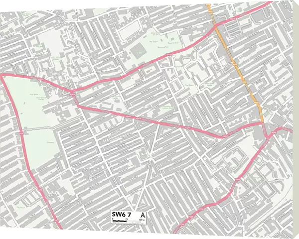 Hammersmith and Fulham SW6 7 Map
