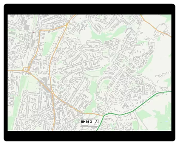 Mid Sussex RH16 3 Map