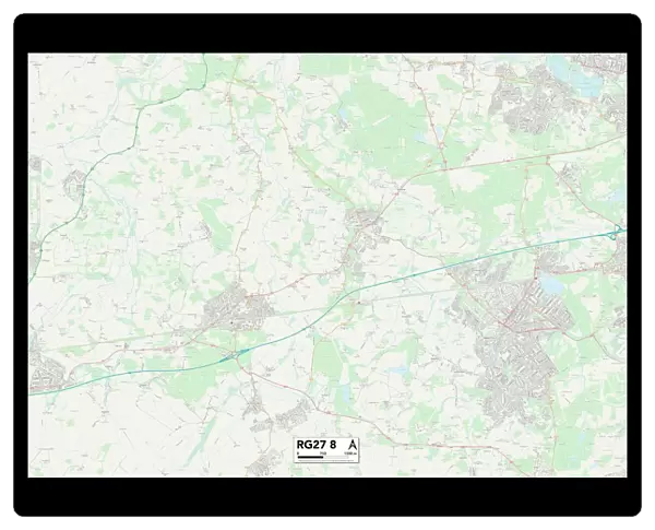 Hampshire RG27 8 Map