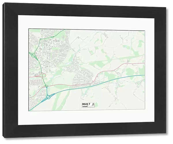 Hampshire RG24 7 Map