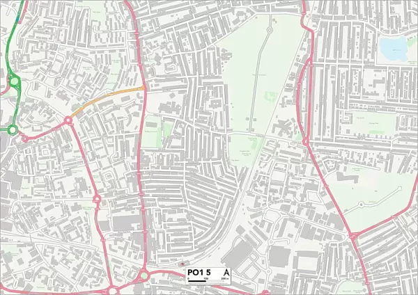 Hampshire PO1 5 Map