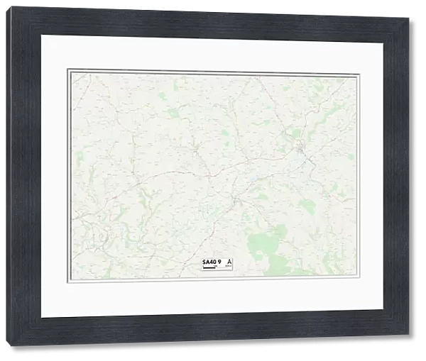 Carmarthenshire SA40 9 Map