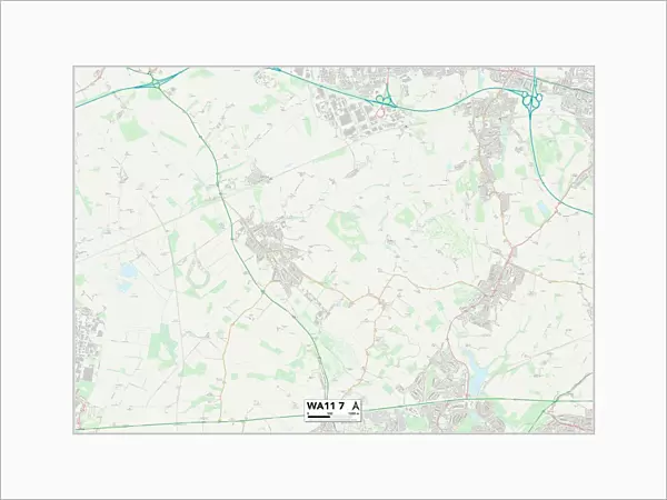 St. Helens WA11 7 Map