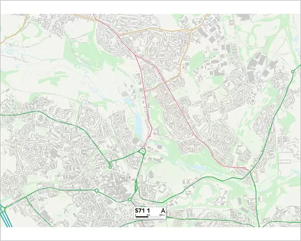 Barnsley S71 1 Map