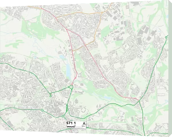 Barnsley S71 1 Map