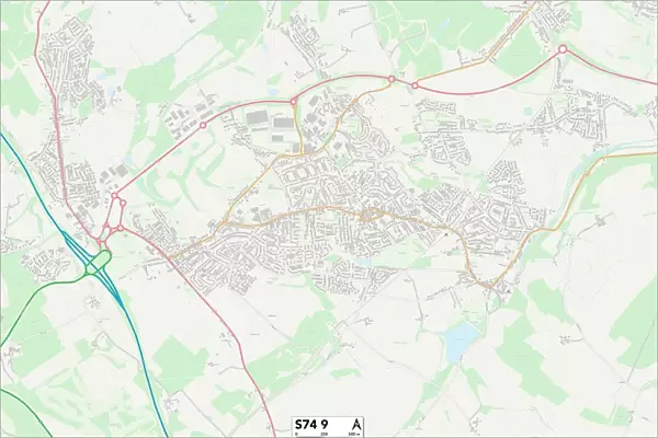 Barnsley S74 9 Map