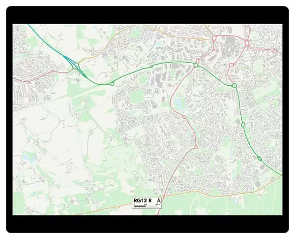 Bracknell Forest RG12 8 Map