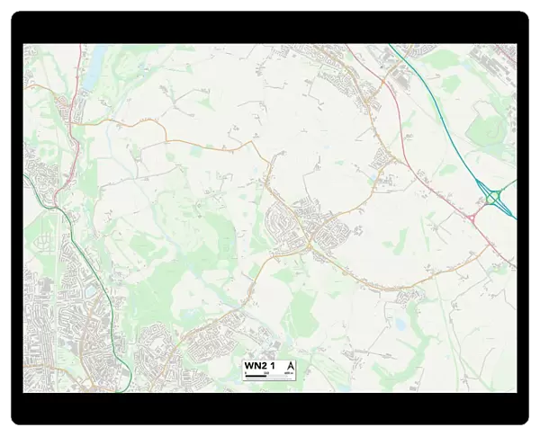 Wigan WN2 1 Map