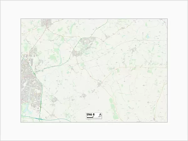 Wiltshire SN6 8 Map