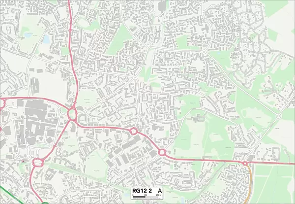 Bracknell Forest RG12 2 Map