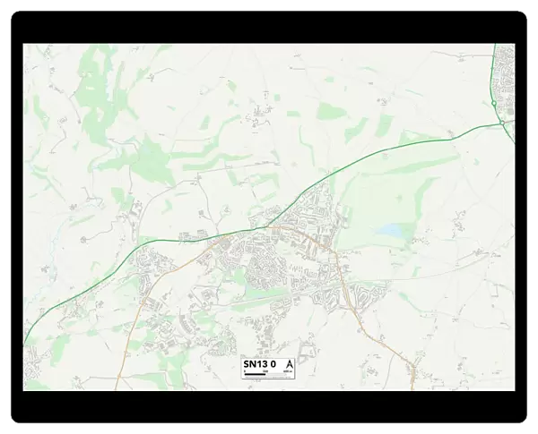 Wiltshire SN13 0 Map