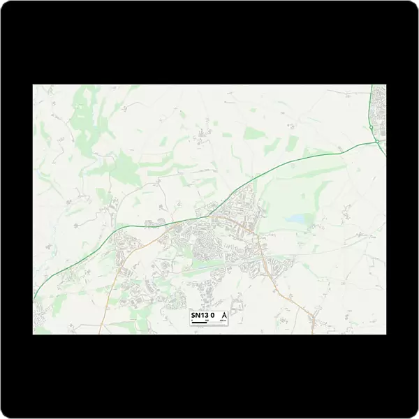 Wiltshire SN13 0 Map