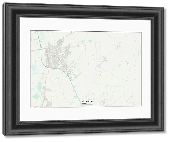 Central Bedfordshire SG18 8 Map