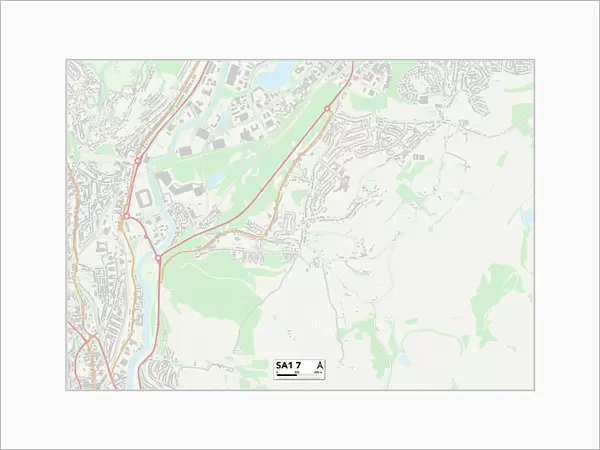 Swansea SA1 7 Map