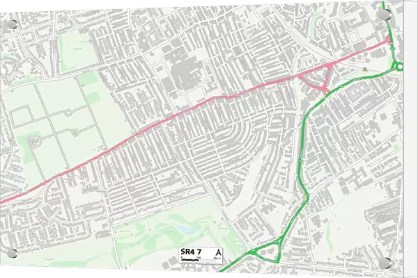 Sunderland SR4 7 Map