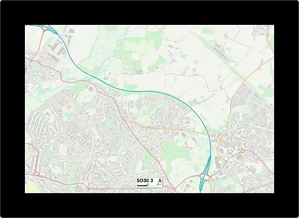 Eastleigh SO30 3 Map