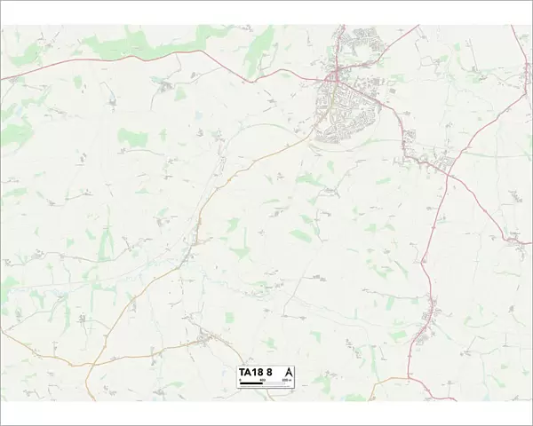 Somerset TA18 8 Map