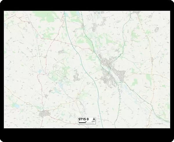 Staffordshire ST15 0 Map