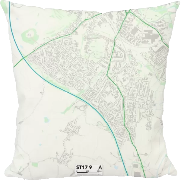 Staffordshire ST17 9 Map