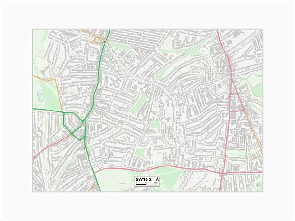 Lambeth SW16 2 Map