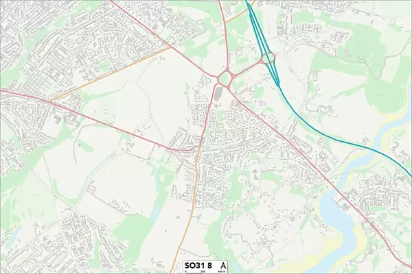 Eastleigh SO31 8 Map