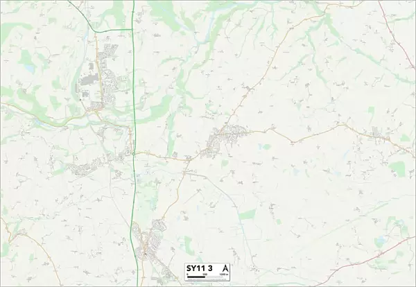 Shropshire SY11 3 Map
