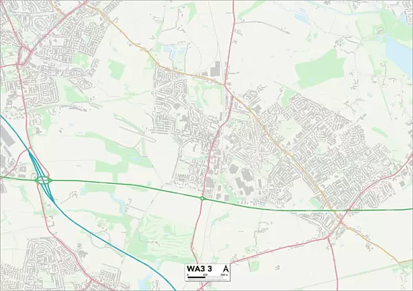 Wigan WA3 3 Map