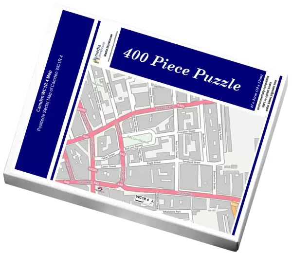 Camden WC1R 4 Map