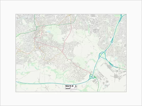 Trafford WA15 8 Map