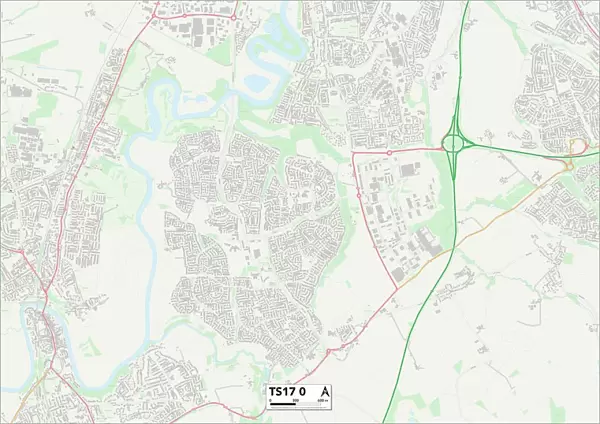 Stockton-on-Tees TS17 0 Map