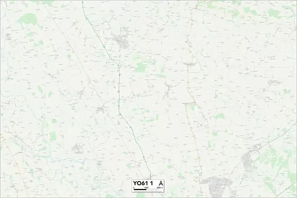 North Yorkshire YO61 1 Map