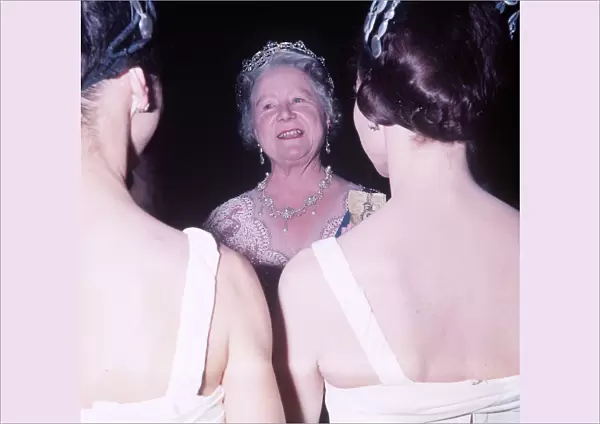 The Queen Mother at Queen Elizabeths Silver May 1977 Gala at Royal Opera