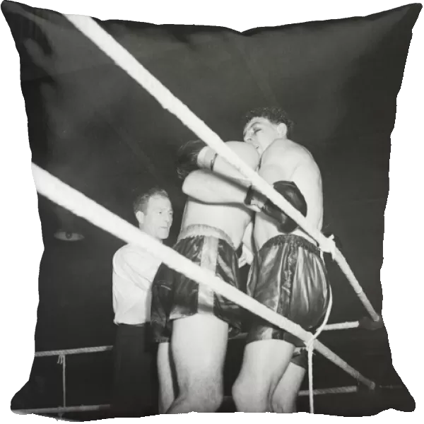 Boxing 1950 Jack Gardner beats Johnny Williams in eliminator for British