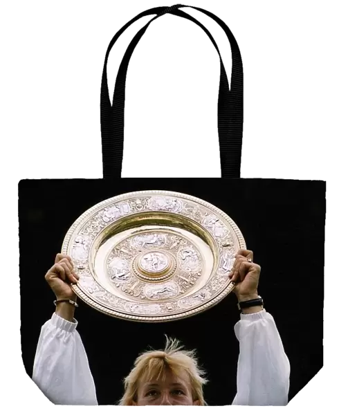 Martina Navratilova wins 9th time in Singles Title Championships at Wimbledon