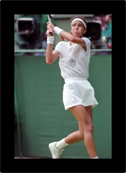 Wimbledon Tennis. A. Sanchez Vicario v. Fernandez. July 1991 91-4196-047
