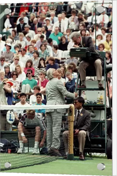 Wimbledon Tennis. Boris Becker. July 1991 91-4178-139