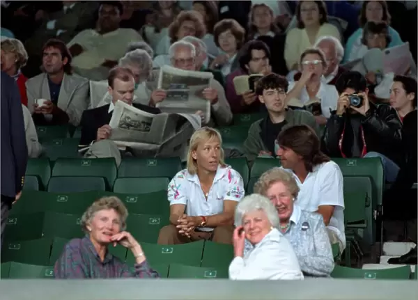 Wimbledon Tennis. Martina Navratilova. July 1991 91-4197-242
