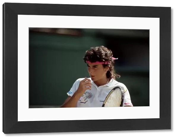 Wimbledon Tennis. Gabriella Sabatini v. Jennifer Capriati. July 1991 91-4261-022