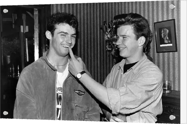 Rick Astley with Wet Wet Wet singer Marti Pellow in the Limelight