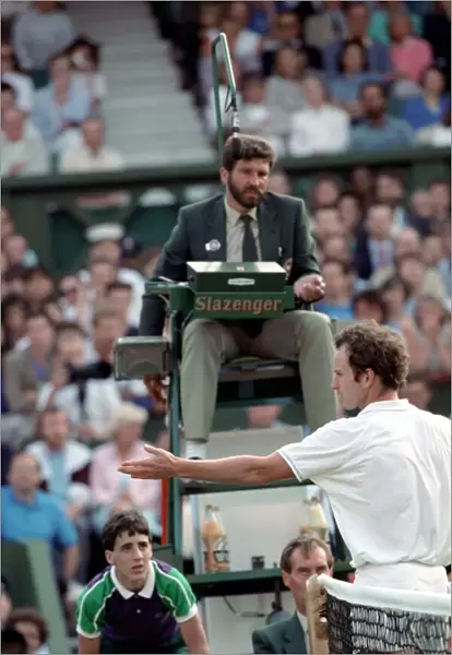 Wimbledon. John McEnroe. June 1988 88-3372-180