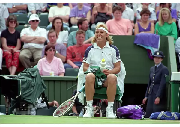 Wimbledon Tennis. Martina Navratilova. July 1991 91-4197-275