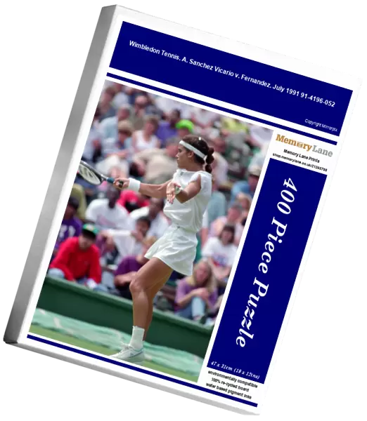Wimbledon Tennis. A. Sanchez Vicario v. Fernandez. July 1991 91-4196-052