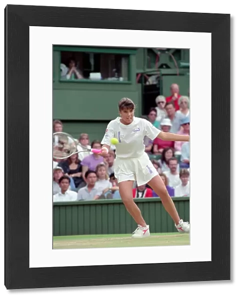 Wimbledon Tennis. J. Capriati v. M. Navratilova. July 1991 91-4197-284