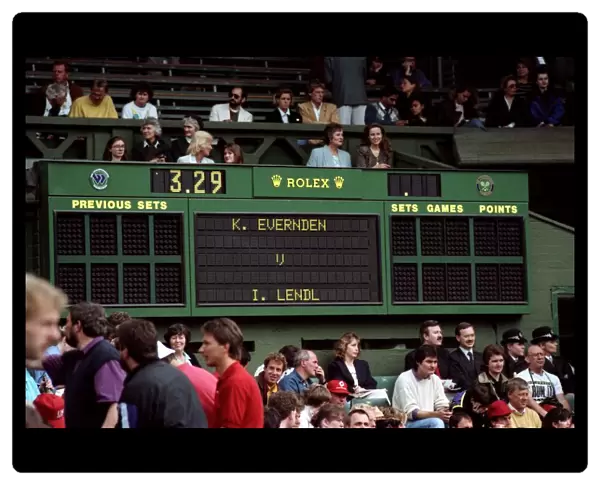 Wimbledon Tennis Championships. Ivan Lendl v. Kelly Evernden. June 1991 91-4117-192