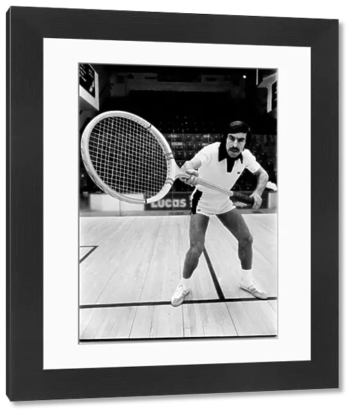 Jonah Barrington - six times World Squash Champion. January 1976 P003690