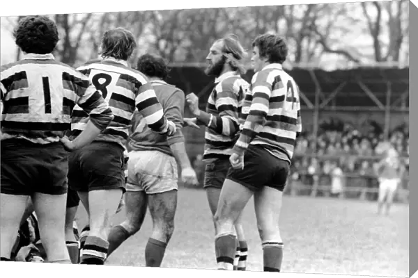 Rugby: London Welsh vs. Bath. January 1977 77-00102-001