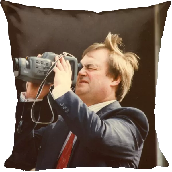 John Prescott with video camera