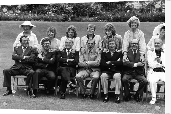 Thames Television stars with their wives 1980