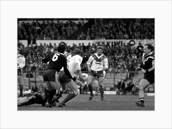 Rugby League Great Britain v New Zealand Third Test match Elland Road November 1985. PR01